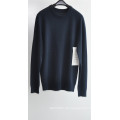 Männer Rundhals Pure Farbe Strick Pullover Pullover